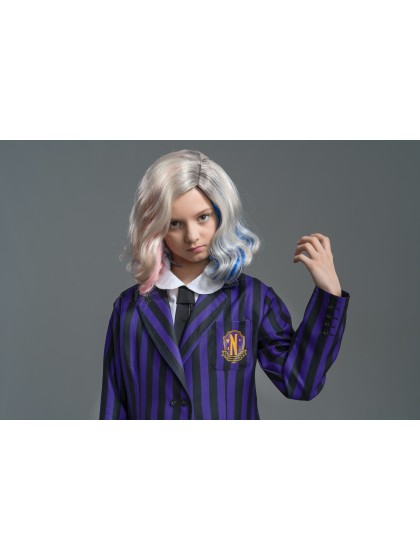 WEDNESDAY © SCHOOL UNIFORM BLACK / VIOLET 3 PIECES 152CM