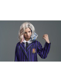 WEDNESDAY © SCHOOL UNIFORM BLACK / VIOLET 3 PIECES 152CM