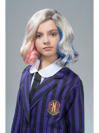 WEDNESDAY © SCHOOL UNIFORM BLACK / VIOLET 3 PIECES 152CM