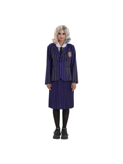 UNIFORME NOIR / VIOLET 3 PIECES MERCREDI - WEDNESDAY © L