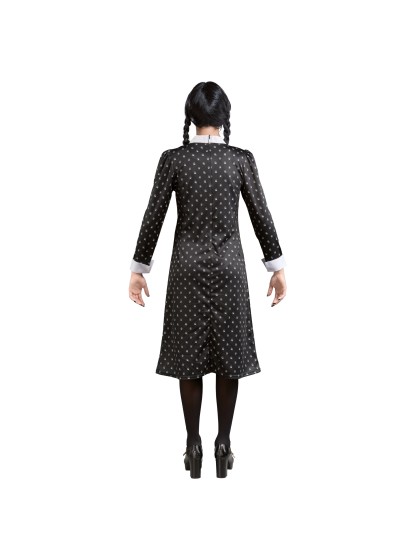 WEDNESDAY © BLACK PRINTED DRESS 164CM
