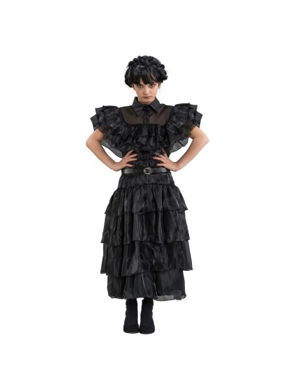 WEDNESDAY © PROM NIGHT BLACK DRESS 140CM