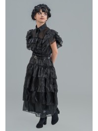 ROBE DE BAL NOIRE MERCREDI - WEDNESDAY © 152CM