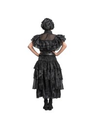 ROBE DE BAL NOIRE MERCREDI - WEDNESDAY © 152CM