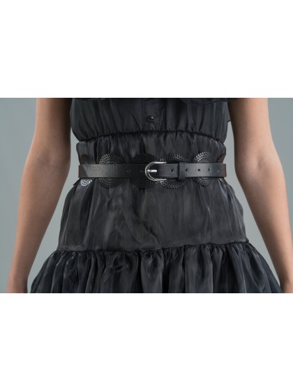 ROBE DE BAL NOIRE 2 PIECES MERCREDI - WEDNESDAY © M