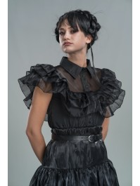 ROBE DE BAL NOIRE 2 PIECES MERCREDI - WEDNESDAY © XS