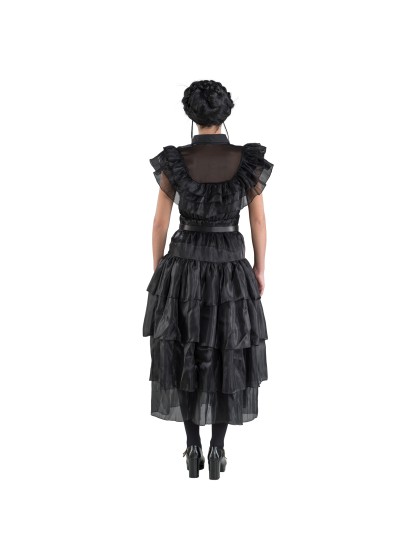 ROBE DE BAL NOIRE 2 PIECES MERCREDI - WEDNESDAY © XS