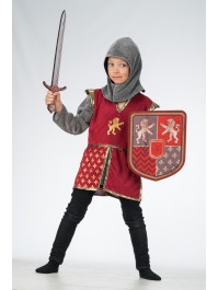 CHEVALIER LION ROUGE 2 PIECES 128CM