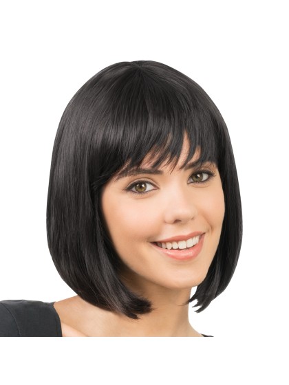 PERRUQUE LOVA CHEVEUX COURTS NOIR 30CM