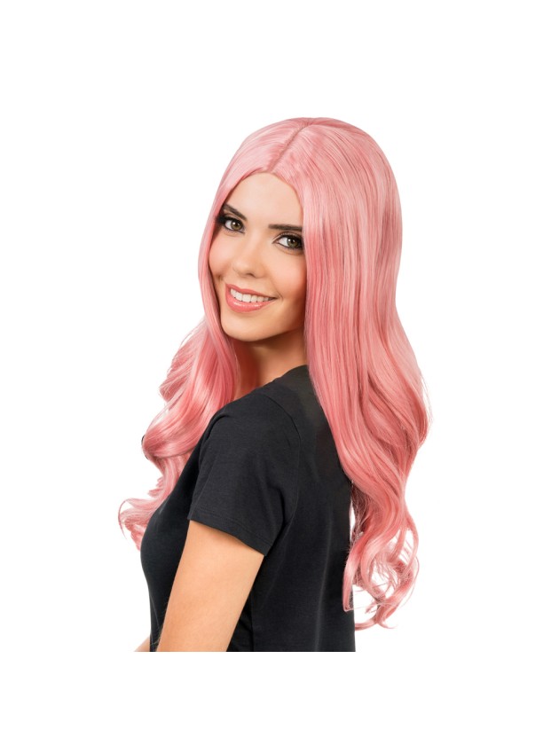 LUNA - WAVY LIGHT PINK LONG HAIR WIG 66CM