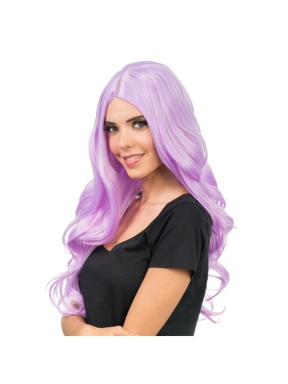 LUNA - WAVY PURPLE LONG HAIR WIG 66CM