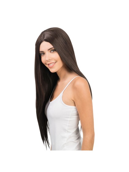 KEYLA - BROWN LONG HAIR WIG 73CM