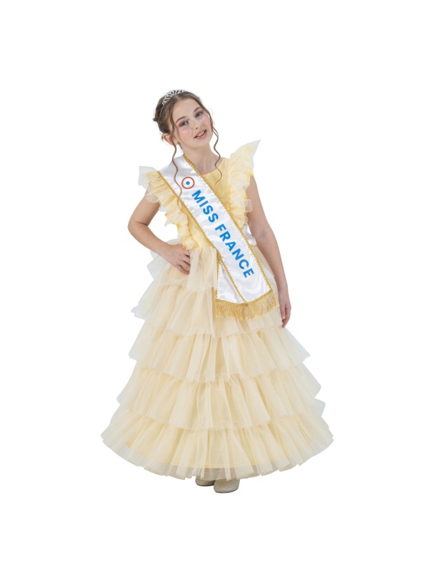 GOLDEN DRESS MISS FRANCE © 140CM