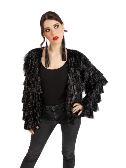 JACKE GLITZERND FRANSENS SCHWARZ S