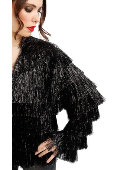 JACKE GLITZERND FRANSENS SCHWARZ S