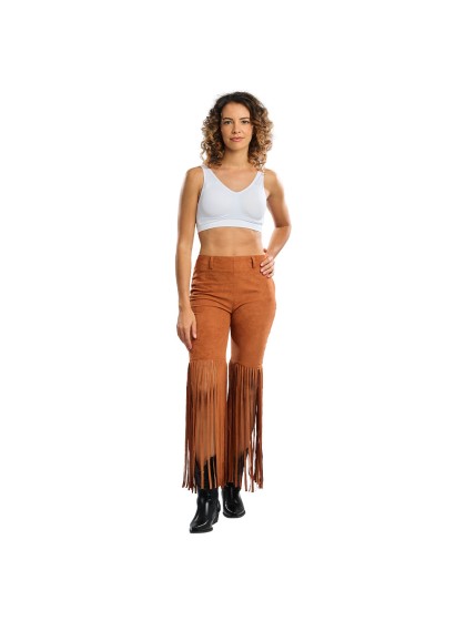 WESTERN PANTS WITH FRINGES L