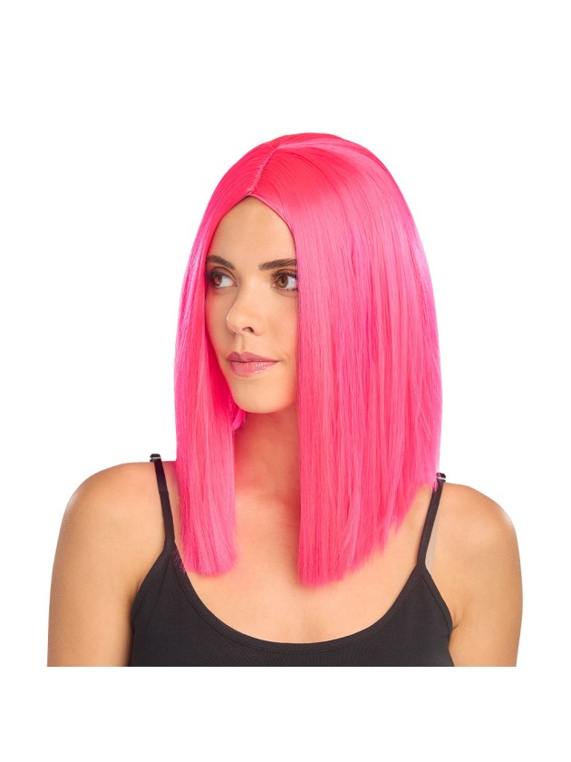 CANDY - FUCHSIA PINK A-LINE BOB HAIR WIG 40CM
