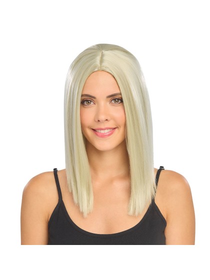 PERRUQUE CANDY CARRE PLONGEANT BLOND 40CM