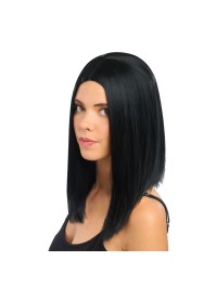 PERRUQUE CANDY CARRE PLONGEANT NOIR 40CM