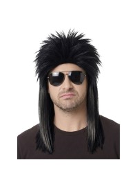 PERÜCKE SCHWARZ CRAZY MULET 43CM