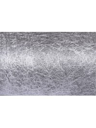 RUBAN DECO BRILLANCE ARGENT 10CM X 10M