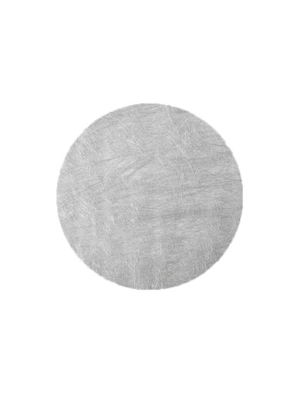 10 SILVER GLOSS ROUND PLACEMATS 34CM
