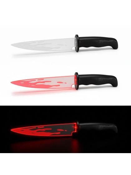 COUTEAU LED ENSANGLANTE 33CM
