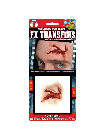 TRANSFERT 3D BLESSURE A LA TETE 