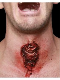 CICATRICE LATEX PLAIE GORGE TRACHEOTOMIE 