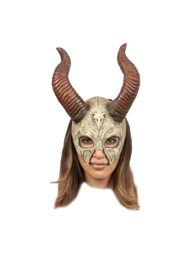 MASK MYTHICAL HORNED SKULL 