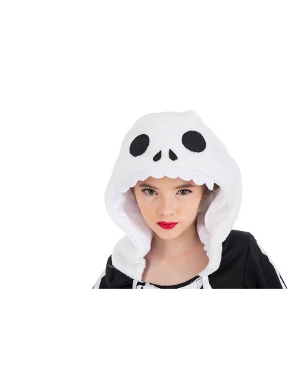 HOODED LADY SKELETON 2 PIECES 140CM