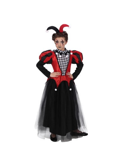 ROBE MISS JOKER NOIR LUXE 116CM