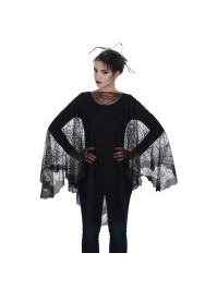 DELUXE SPIDER WEB PONCHO 