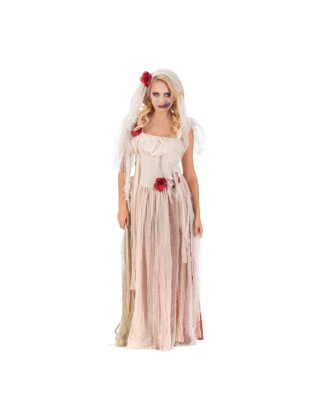 HALLOWEEN DRESS CRISTINA WITH VEIL 2 PIECES S
