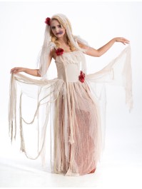 HALLOWEEN DRESS CRISTINA WITH VEIL 2 PIECES XL