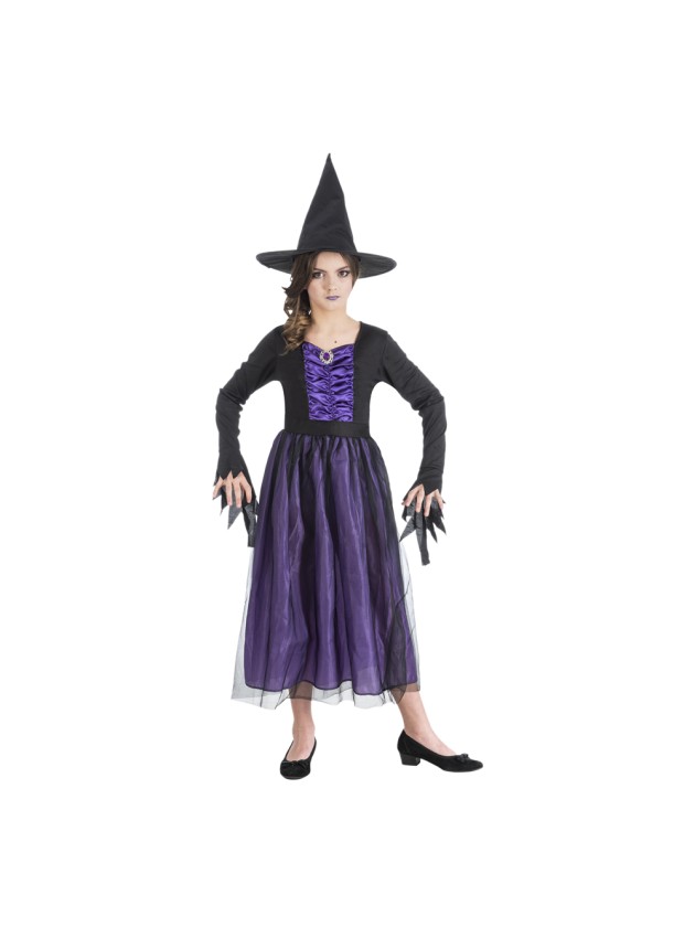 HEXE VIOLETT AGATHA 2 TEILE 104CM