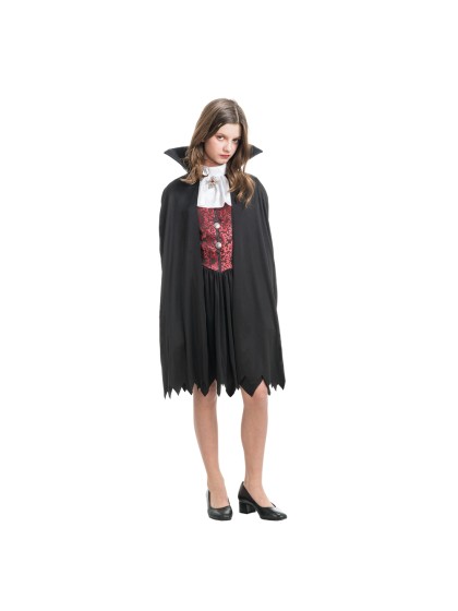 VAMPIRIN THEODORA - KLEID MIT UMHANG 2 TEILE 140CM