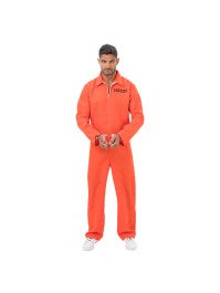 ORANGE CONVICT JUMPSUIT PARTY’S OVER 180CM