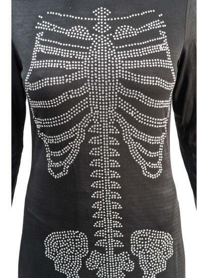 DIAMOND SKELETON DRESS L