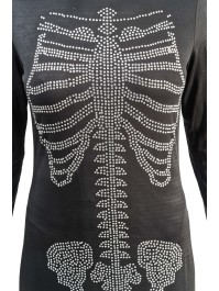 DIAMOND SKELETON DRESS L