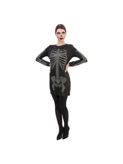 DIAMOND SKELETON DRESS M