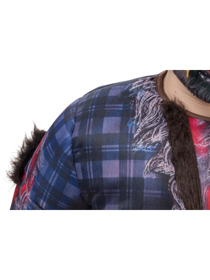 COSTUME LOUP GAROU AVEC MASQUE 3 PIECES 128CM