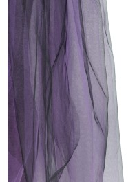 ROCK LANG TÜLL SCHWARZ UND VIOLETT S-M