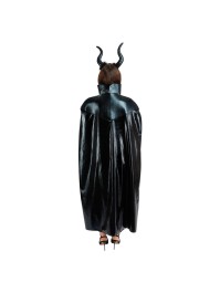 KIT REINE MALEFIQUE - 2 PCS CAPE ET SERRE-TETE TU - CAPE 140CM SERRE-TETE: 30CM X 4CM X 29CM