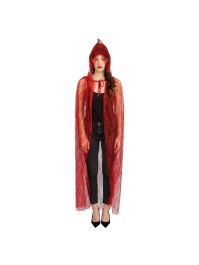 UMHANG KAPUZE SPITZE ROT Einheitsgröße - 175CM