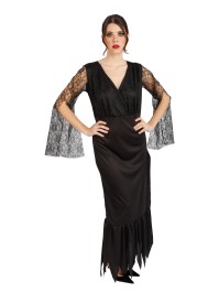 HEXE NOCTURNA KLEID SPITZE SCHWARZ S