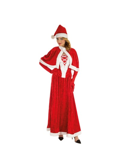 MISS SANTA LONG GOWN 6 PIECES L