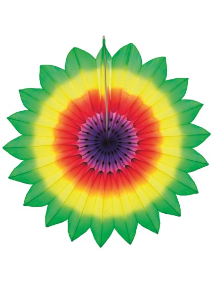 FÄCHER MEHRFARBIG 67CM