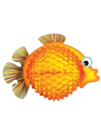 POISSON TROPICAL ORANGE 33CM