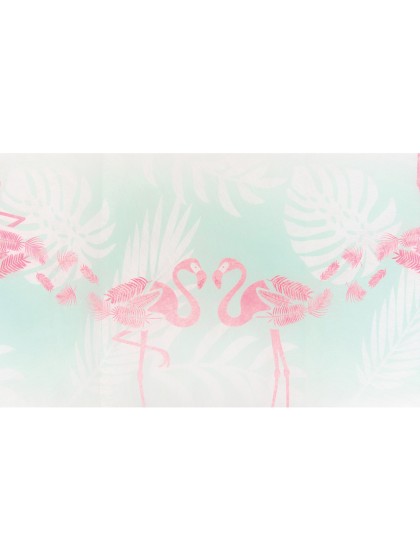 TISCHLÄUFER ROMANCE FLAMINGO ROSA 29CM X 5M